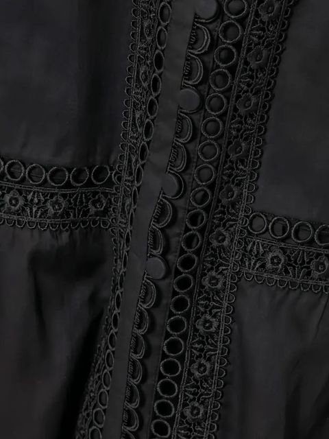 Charo Ruiz Ibiza Dafelle lace trim maxi dress - Black - zdjęcie produktu nr 2