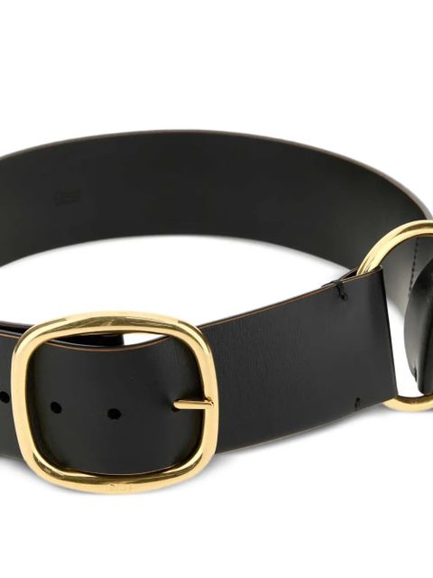 Chloé buckle leather belt - Black