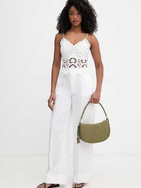 Twinset spodnie damskie lniane - zdjęcie produktu nr 1