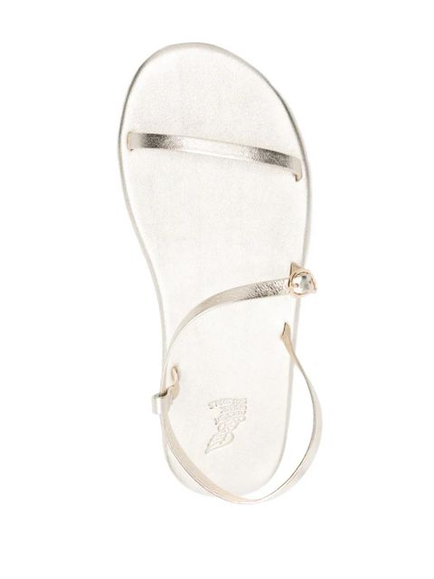 Ancient Greek Sandals Niove flat leather sandals - Gold