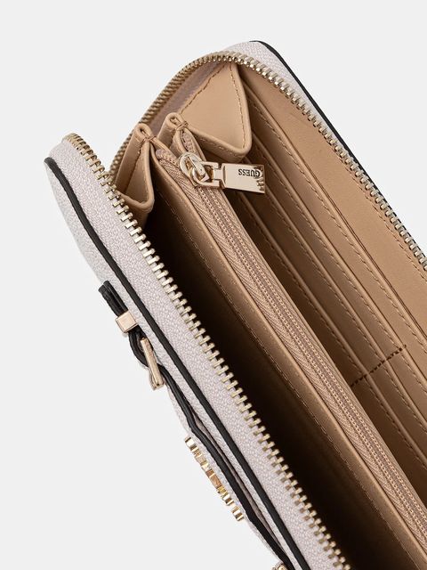 Guess portfel KATYA damski kolor biały SWSG96 52146