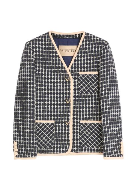 Valentino Garavani bouclé blazer - Blue - zdjęcie produktu nr 1