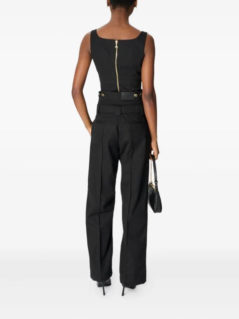 Marine Serre chain-detail sleeveless top - Black - zdjęcie produktu nr 2