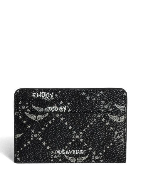 Zadig&Voltaire pass monogram cardholder - Blue - zdjęcie produktu nr 2