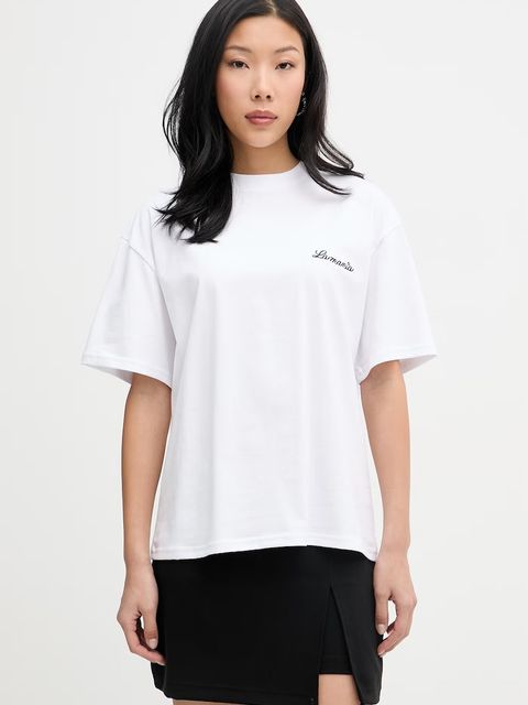 La Mania t-shirt oversize damski bawełniany CARENA - zdjęcie produktu nr 1