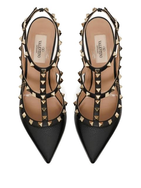 Valentino Garavani 100mm Rockstud caged pumps - Black