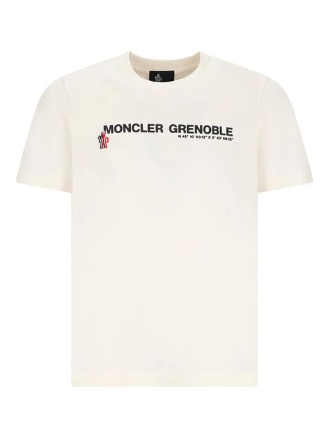 Moncler Grenoble logo-print short-sleeve T-shirt - White - zdjęcie produktu nr 1