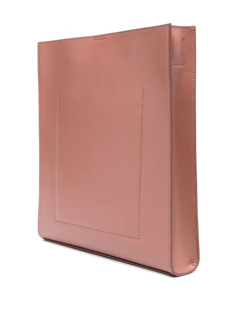 Jil Sander medium Tangle leather shoulder bag - Pink - zdjęcie produktu nr 2