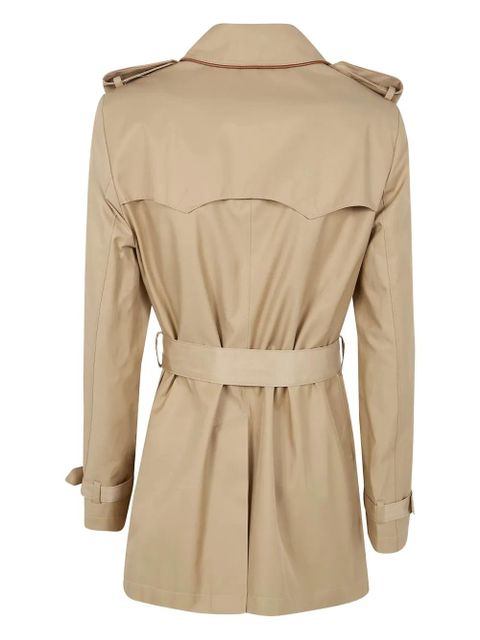 Lauren Ralph Lauren double-breasted belted coat - Neutrals