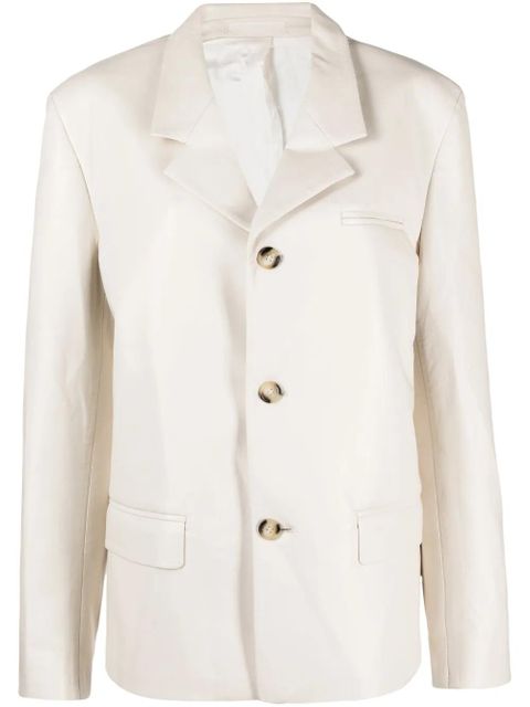 Nanushka single-breasted blazer - Neutrals - zdjęcie produktu nr 1