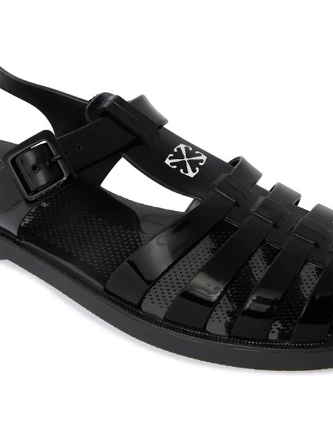 Off-White Off To sandals - Black