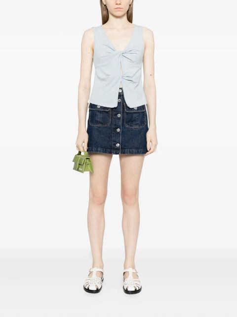 Reformation Tefi knit top - Blue - zdjęcie produktu nr 2