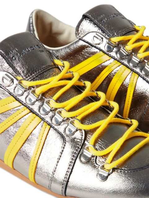 Claudie Pierlot striped sneakers - Silver