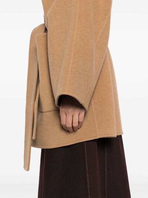 KHAITE belted coat - Brown