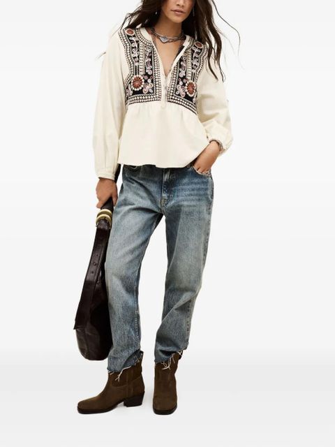 Ba&Sh Alec embroidered blouse - Neutrals - zdjęcie produktu nr 2