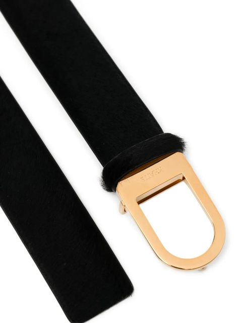 KHAITE leather belt - Black