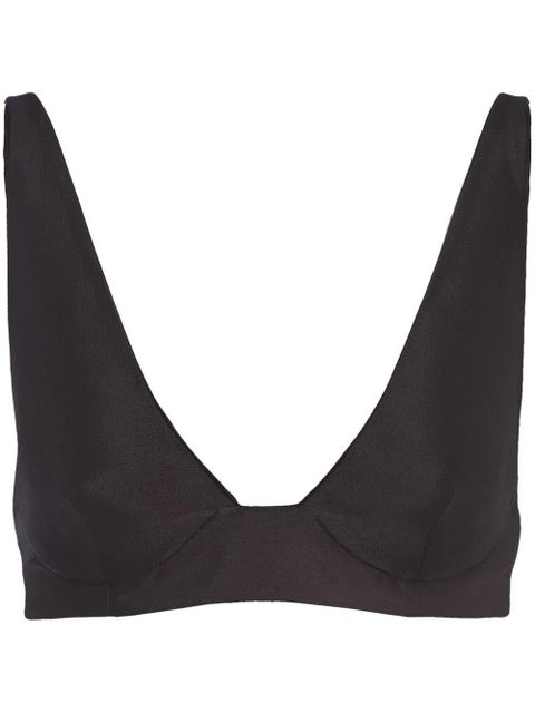 Prada structured bralette - Black - zdjęcie produktu nr 1