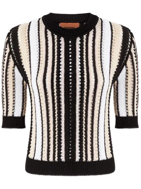 Missoni striped sweater - Black - zdjęcie produktu nr 1