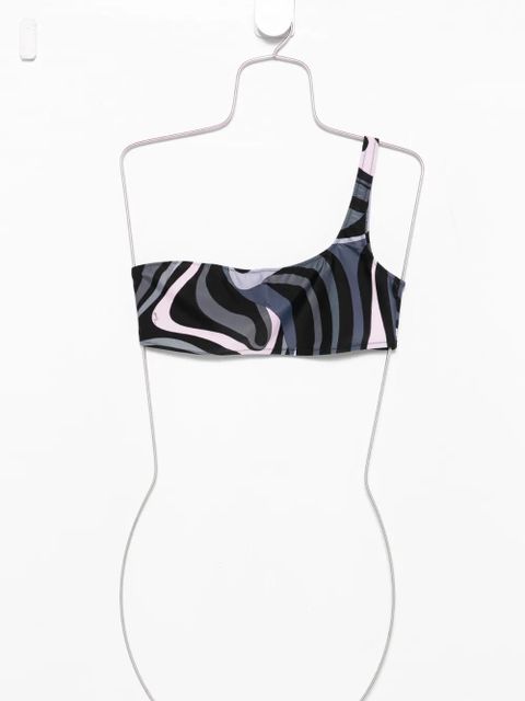 PUCCI one-shoulder bikini top - Black - zdjęcie produktu nr 2