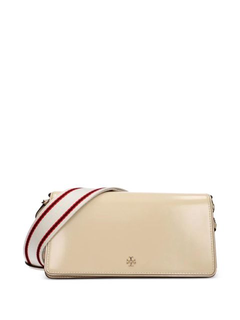 Tory Burch striped-strap leather crossbody bag - Neutrals - zdjęcie produktu nr 1
