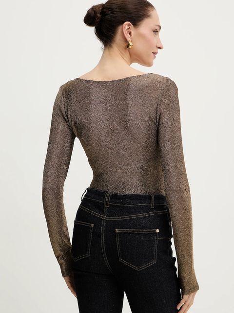 Morgan body damska kolor złoty gładka THRUDY