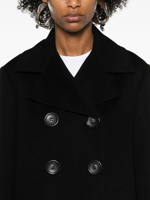 Sportmax Livorno wool peacoat - Black