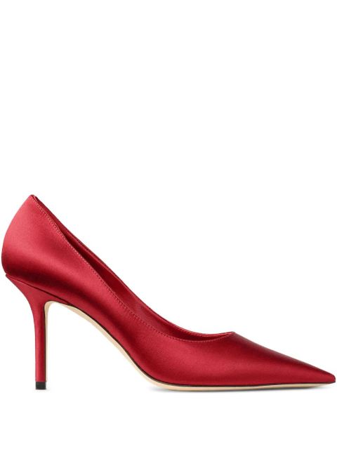 Jimmy Choo 85mm Love pointed-toe pumps - Red - zdjęcie produktu nr 1