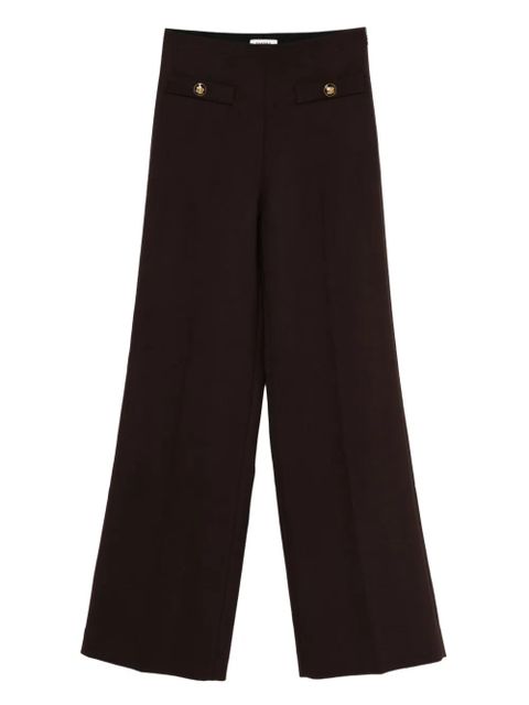SANDRO high-waisted trousers - Brown - zdjęcie produktu nr 1
