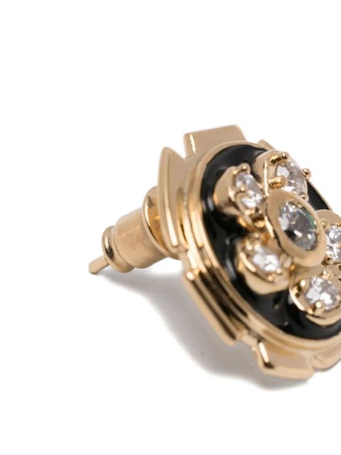 Ferragamo crystal-embellishment earrings - Gold