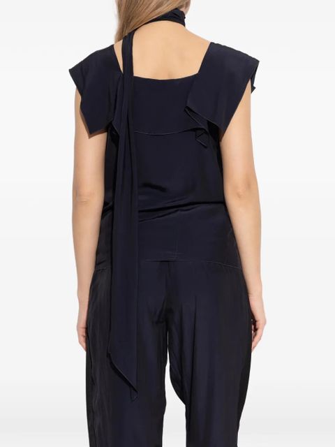 Lanvin ruffled top - Blue