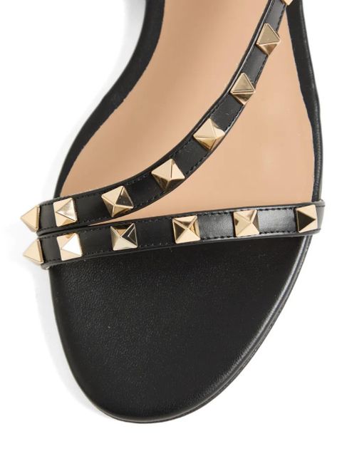 Valentino Garavani Rockstud calfskin sandals - Black