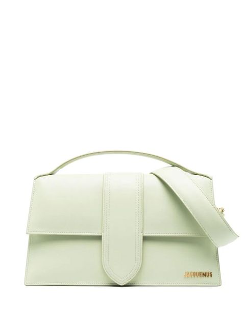 Jacquemus Le Bambinou leather tote bag - Green - zdjęcie produktu nr 1
