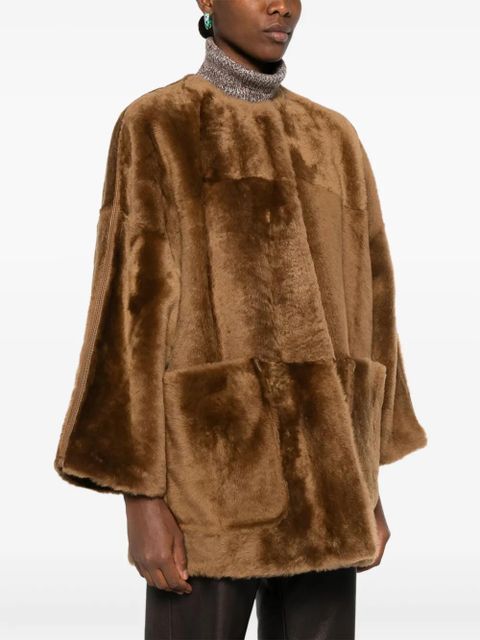 Max Mara Santos reversible jacket - Brown