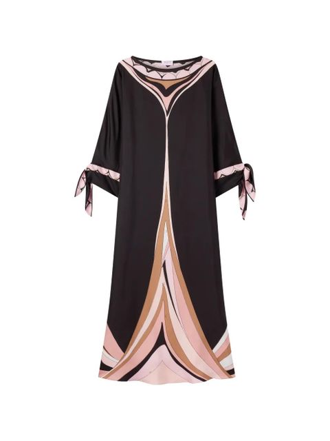 PUCCI Fari print silk kaftan - Black - zdjęcie produktu nr 1