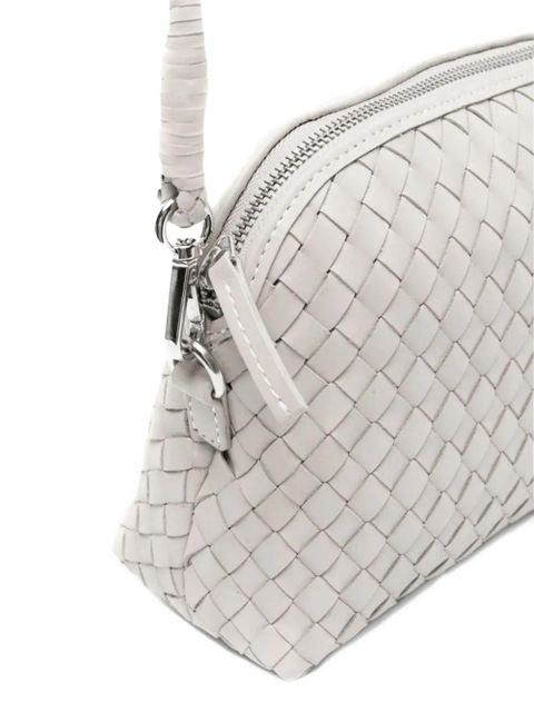 DRAGON DIFFUSION Chunky Fellini woven shoulder bag - White
