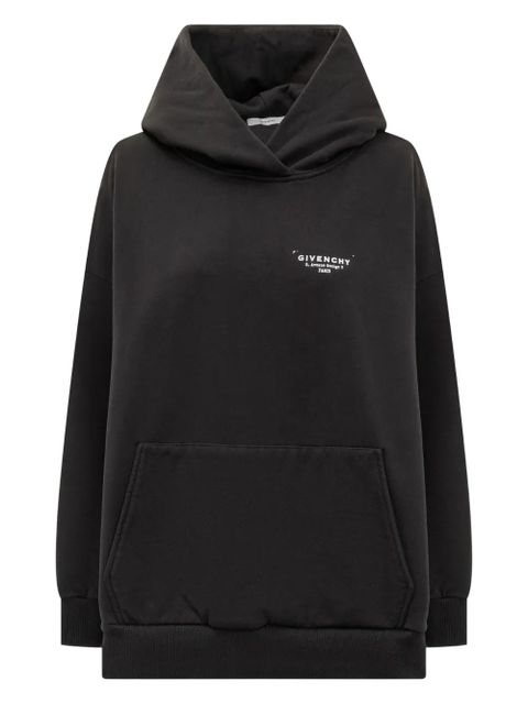 Givenchy logo-print hoodie - Black - zdjęcie produktu nr 1