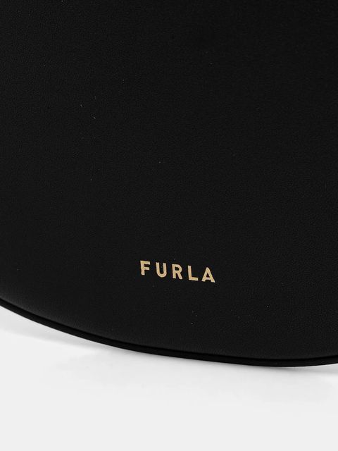 Furla torebka skórzana Moonstone M Shoulder Bag kolor czarny WB01868 BX3104 O6000