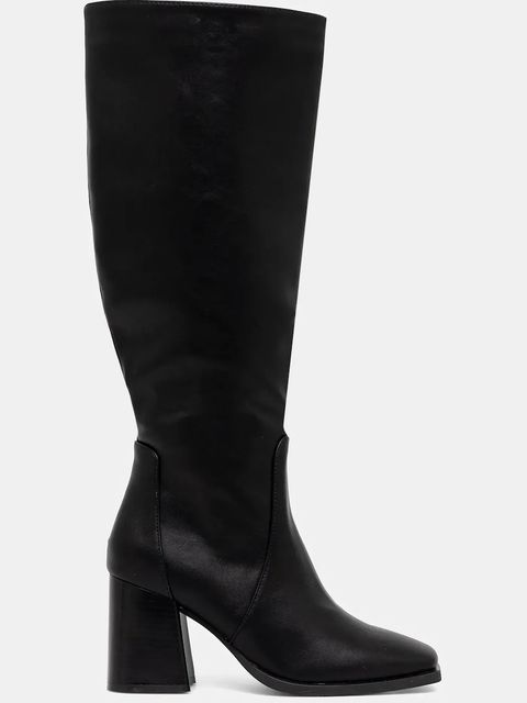 Answear.LAB kozaki kolor czarny na słupku - zdjęcie produktu nr 2