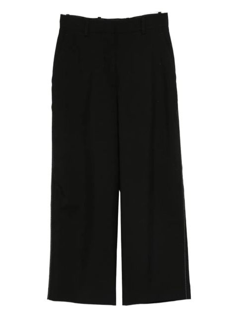 Marni Hosen side-stripe cropped trousers - Black