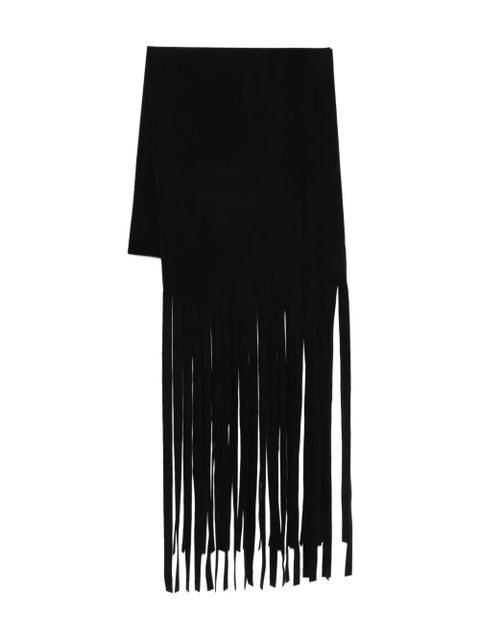Sportmax fringed scarf - Black - zdjęcie produktu nr 1