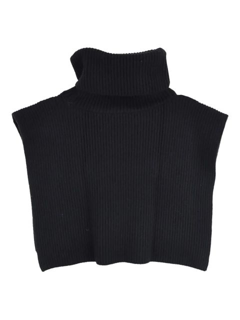 The Row ribbed turtleneck collar - Black - zdjęcie produktu nr 2