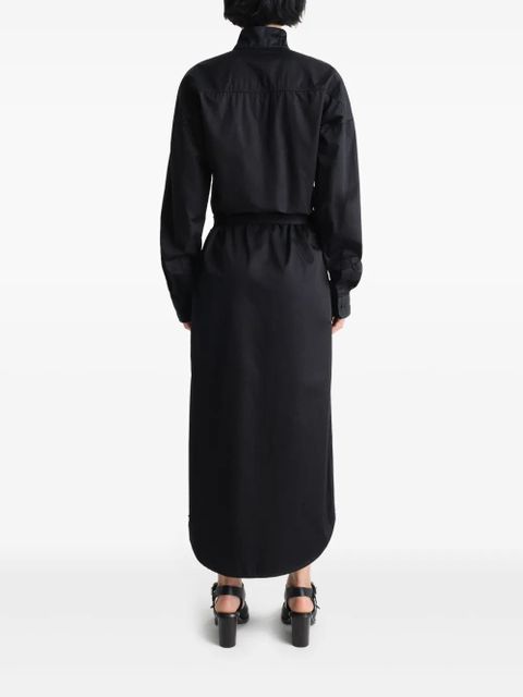 LEMAIRE maxi shirt dress - Black