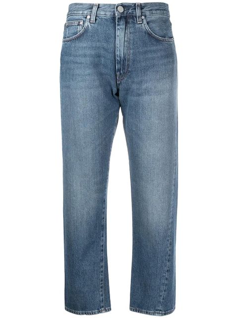TOTEME Original twisted seam cropped jeans - Blue - zdjęcie produktu nr 1