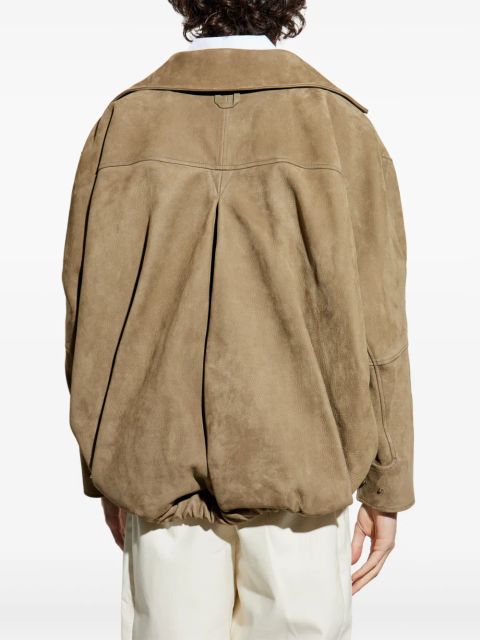 Jacquemus Le Ciro leather jacket - Neutrals