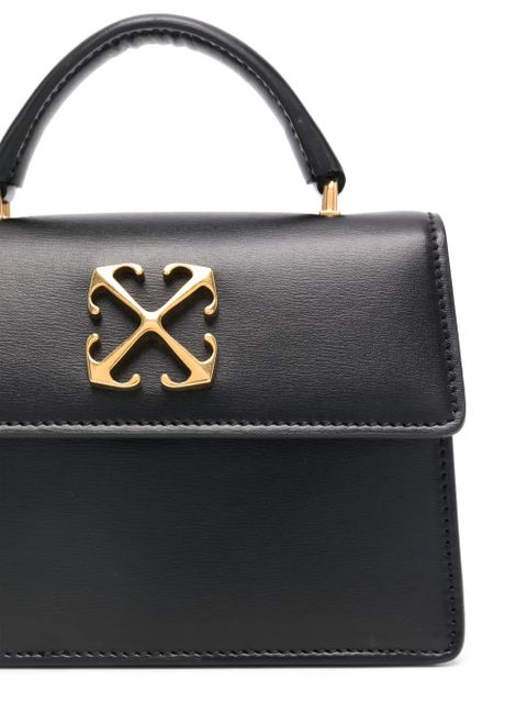 Off-White baby Jitney leather shoulder bag - Black