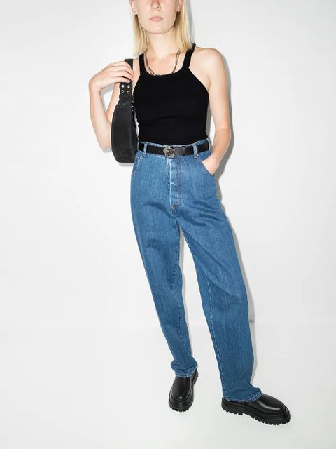 RE/DONE ribbed tank top - Black