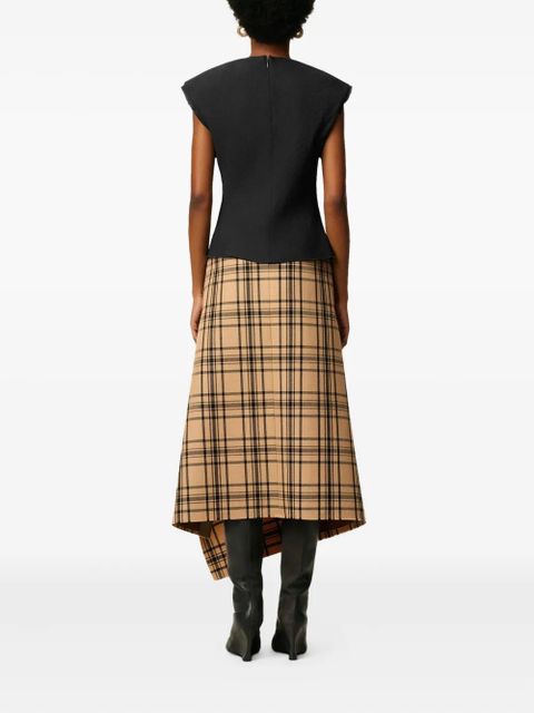 AMI Paris raw-edge sleeveless top - Black - zdjęcie produktu nr 2