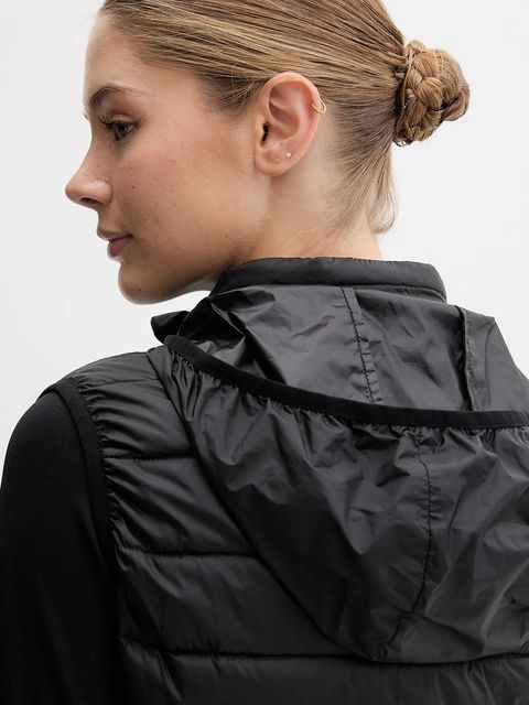 EA7 Emporio Armani bezrękawnik kolor czarny przejściowy AF12477.7W000472