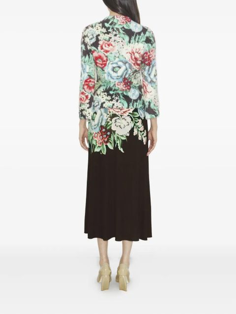 Tory Burch printed sweater - Black