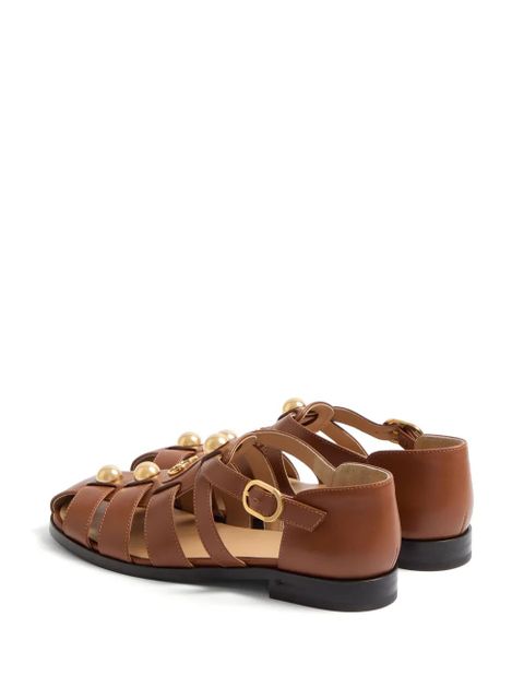 Valentino Garavani VLogo Signature fisherman sandals - Brown